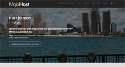 Desktop Screenshot of mojohost.com